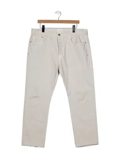Pre-owned Sid Mashburn Straight-leg Jeans In Neutral