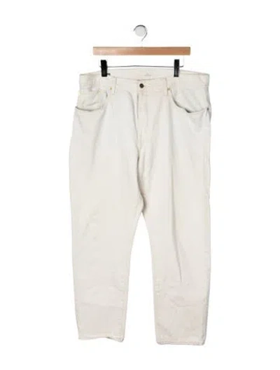 Pre-owned Sid Mashburn Straight-leg Jeans In Neutrals