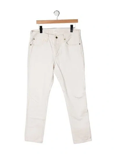 Pre-owned Sid Mashburn Straight-leg Jeans In Neutrals