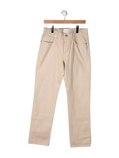 Pre-owned Sid Mashburn Straight-leg Jeans In Neutrals