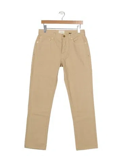 Pre-owned Sid Mashburn Straight-leg Jeans W/ Tags In Neutrals