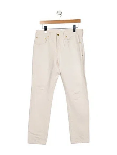 Pre-owned Sid Mashburn Straight-leg Jeans In White