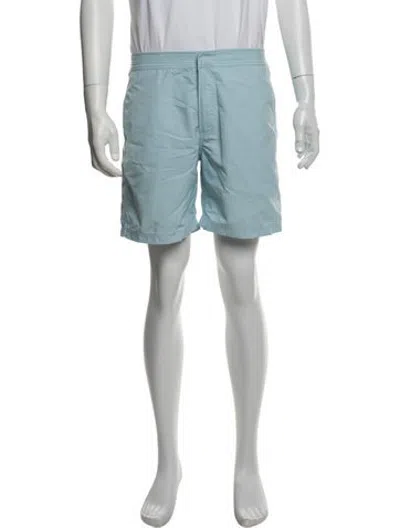 Pre-owned Sid Mashburn Swim Trunks In Blue