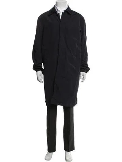 Pre-owned Sid Mashburn Trench Coat In Black