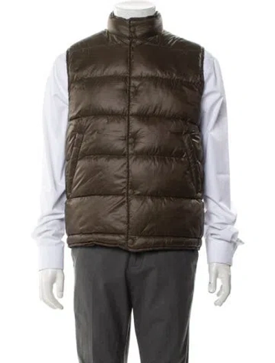 Pre-owned Sid Mashburn Vest In Brown