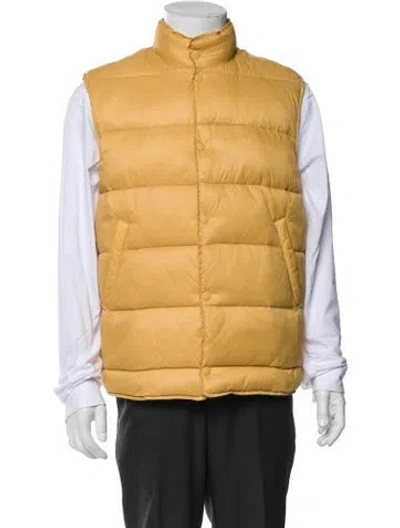 Pre-owned Sid Mashburn Vest In Yellow