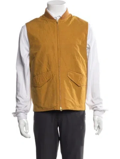 Pre-owned Sid Mashburn Vest In Yellow