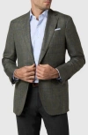 Sid Mashburn Virgil No. 2 Windowpane Check Wool & Silk Blend Sport Coat In Green