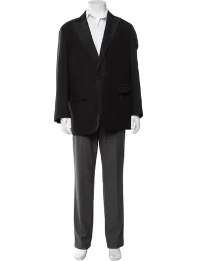 Pre-owned Sid Mashburn Wool Blazer In Black