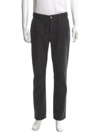 Pre-owned Sid Mashburn Wool Pants In Gray