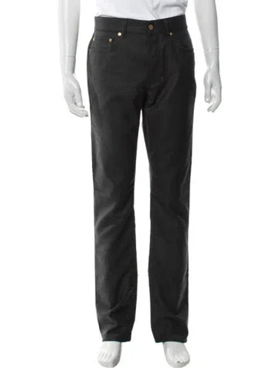 Pre-owned Sid Mashburn Wool Pants In Gray