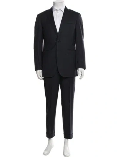 Pre-owned Sid Mashburn Wool Suit In Black