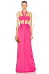 Sid Neigum Bandeau Knot Dress In Light Pink
