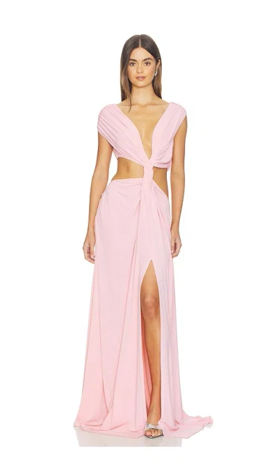 Sid Neigum Braid Dress In Pink