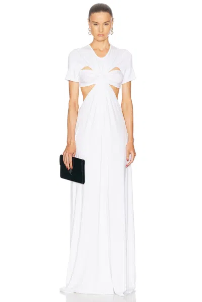 Sid Neigum Floor Length Knot Dress In White