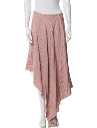 Pre-owned Sid Neigum Long Skirt In Pink