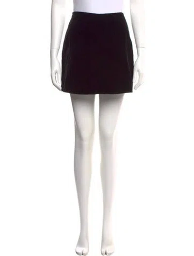 Pre-owned Sid Neigum Mini Skirt W/ Tags In Black