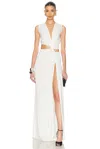 Sid Neigum Triple Loop Dress In Ivory