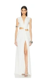 Sid Neigum Triple Loop Dress In Ivory