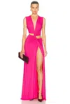 Sid Neigum Triple Loop Knit Dress In Light Pink