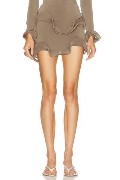 SID NEIGUM WAVE HEM BAMBOO SKIRT