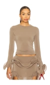 Sid Neigum Wave Top In Brown