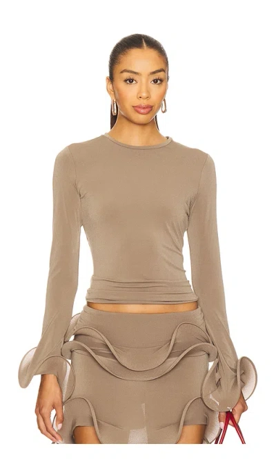 Sid Neigum Wave Top In Brown