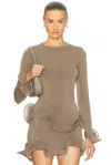 Sid Neigum Wave Tube Top In Gray
