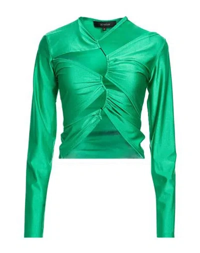 Sid Neigum Woman Top Green Size S Nylon, Elastane
