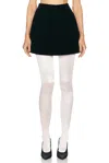 Sid Neigum Worlds Blackest Mini Skirt In Black