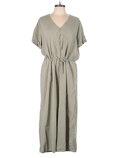 Pre-owned Side Stitch Jumpsuit In Gray