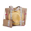 Sidney Byron Women's Brown Suncatcher Daytripper Tote & Pouch - Croix