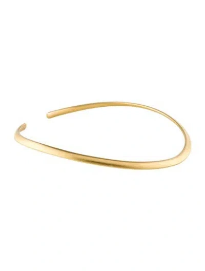 Pre-owned Sidney Garber 18k Flex Formed Collar, 16.25" In Multi