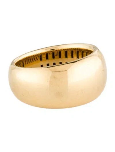 Pre-owned Sidney Garber 18k French Dome Ring In Multicolor