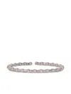 Sidney Garber 18k White Gold Holly Diamond Bracelet In Metallic