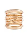 Sidney Garber 18k Yellow Gold Tall Scribble In Gold