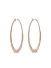 Sidney Garber Yellow Gold Crescent Oval Hoops In Gold