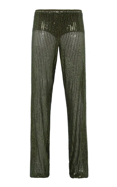 Siedres Alexium Sheer Sequined Pants