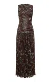 Siedres Alina Printed Maxi Dress In Multi