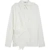 Siedres Siedrés Arbena Button-up Shirt With Removable Crossbody Pouch In White