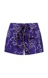 Siedres Ariana Floral Satin Shorts