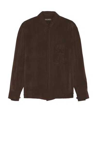 Siedres Aron Shirt In Brown