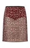 Siedres Ashinas Polka-dot Sheer Skirt In Multi