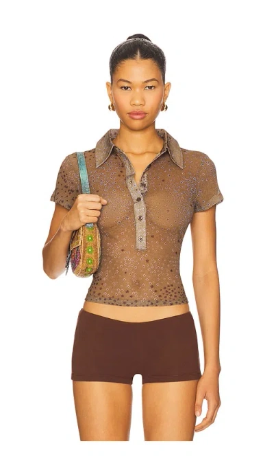 Siedres Asne Polo Top In Multi