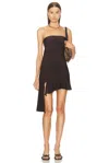 Siedres Aten Mini Dress In Brown