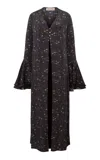 Siedres Bettinas Fluted Floral Georgette Shirt In Multi