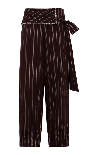 Siedres Blanche Wrap-style Pants