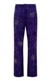 Siedres Brity Printed Satin Pants