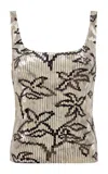 Siedres Cali Floral Velvet Top