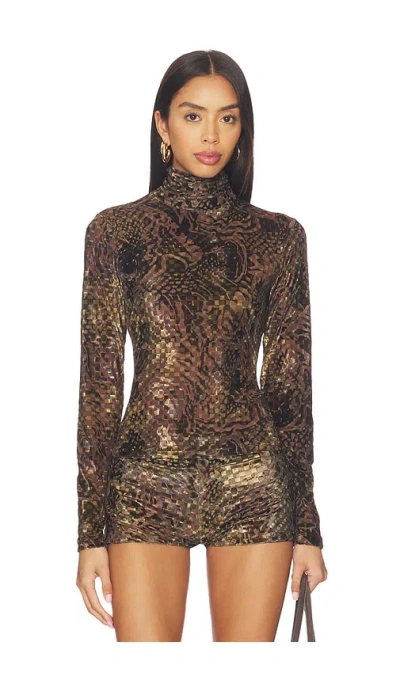 Siedres Cody Top In Brown